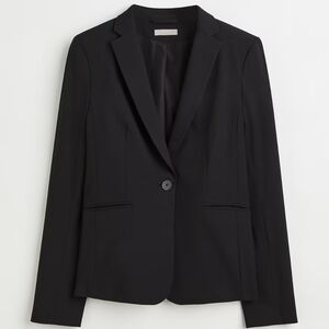 H&M Women's Black Fitted Blazer Size XS